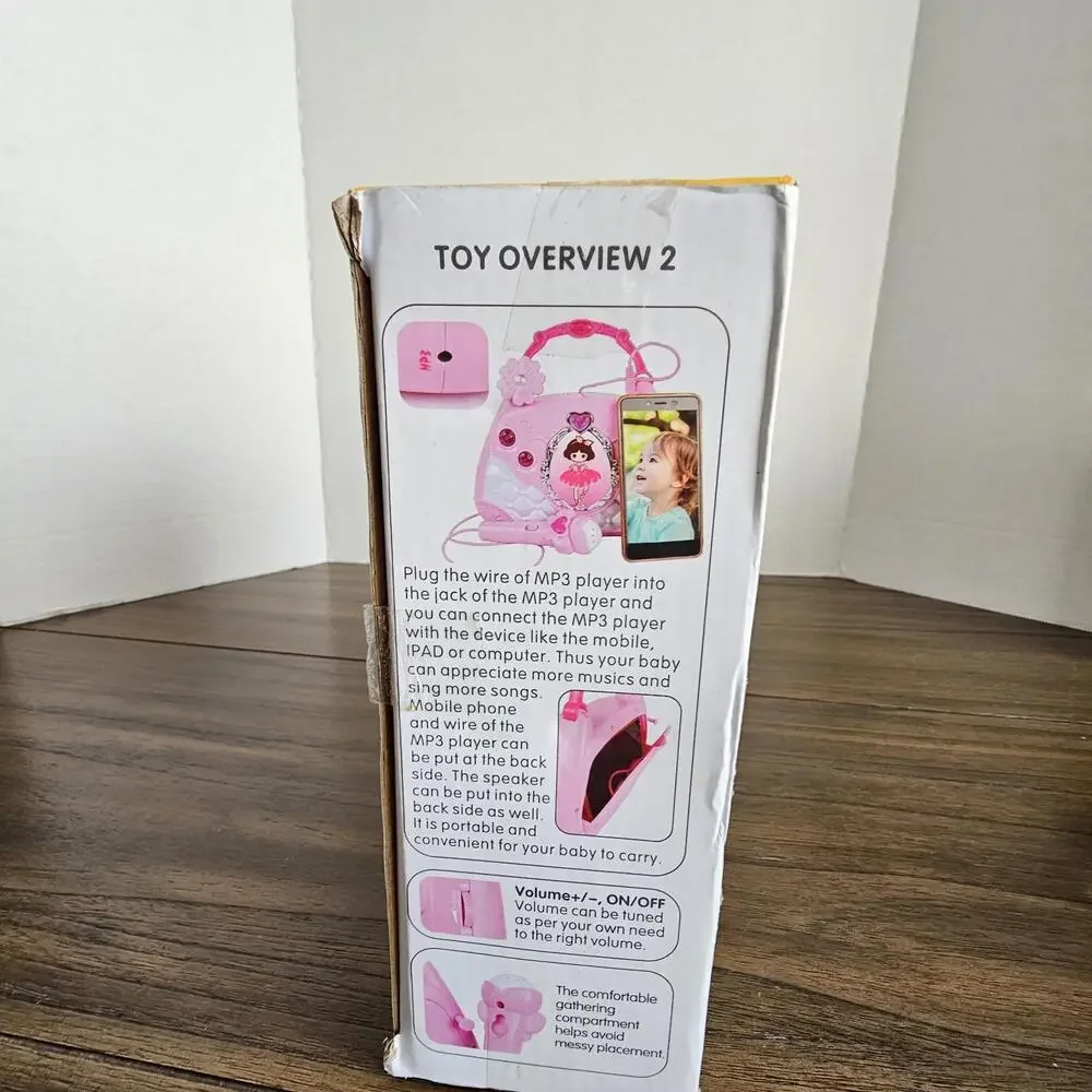 Simbektoy Dreaming Party Music Handbag Microphone Kids Toy NIB